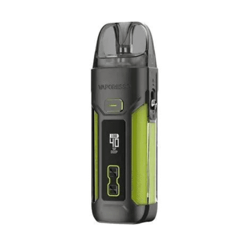 gunmetal lime luxe x pro pod kit vaporesso