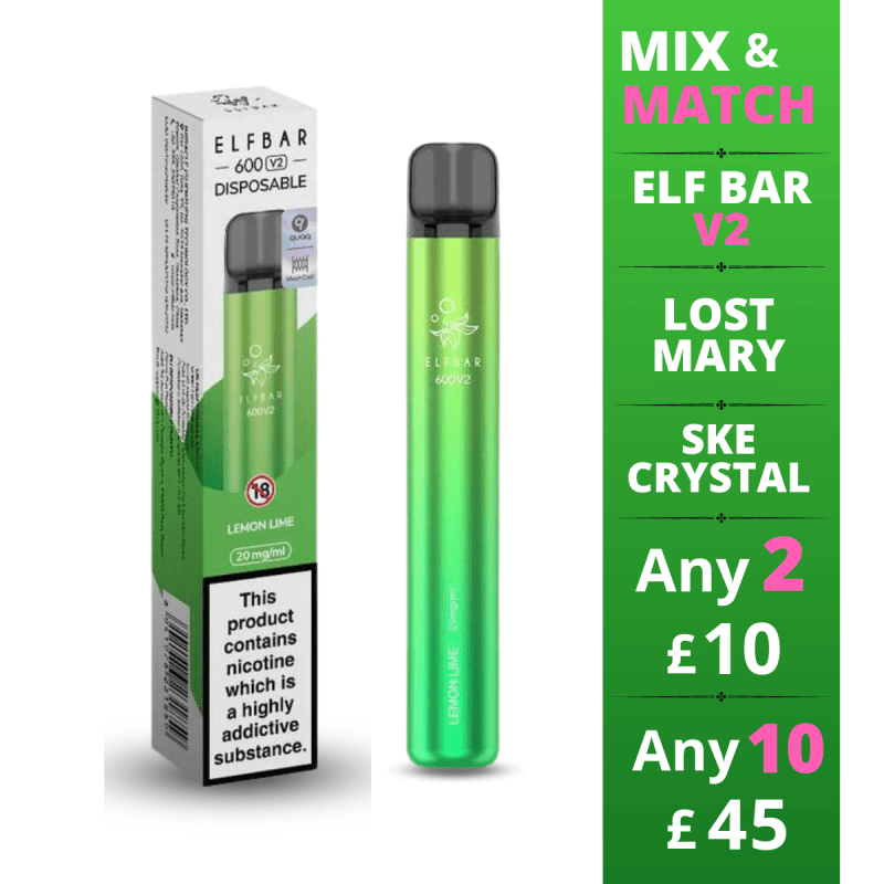 lemon lime elf bar v2 disposable vape direct