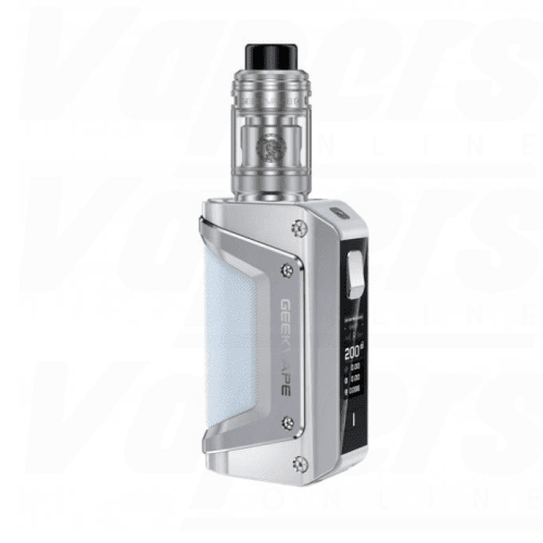 silver geekvape 200w aegis legend 3 kit 36773f32 02be 4486 9ec9 05ee8bccc691