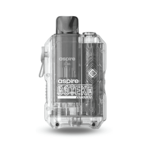 transparent aspire gotex x vape kit